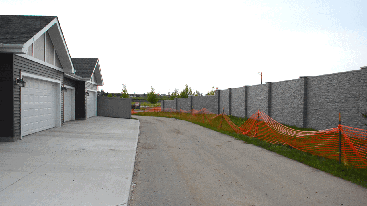 Concrete Fence – Manning Village