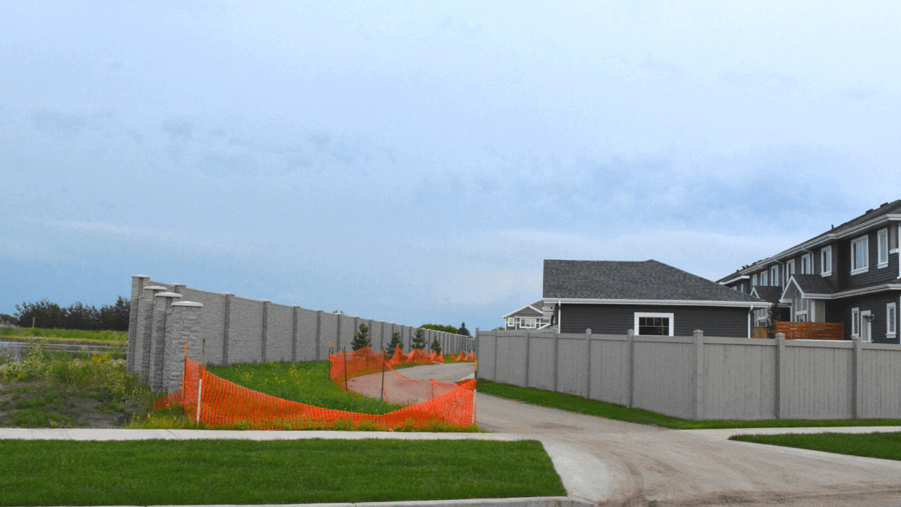 Concrete Fence – Manning Village