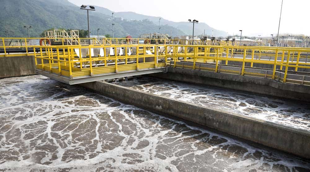 Treatment plant in Edmonton Alberta